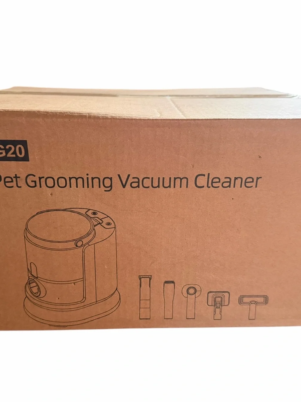 New Pet Dog Cat Grooming Vacuum Kit Suction Quiet Groomer w/ 6 Pet Tools